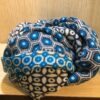 Echarpe laine Wilson print turquoise – Image 3