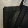 Sac à dos cuir noir George – Image 3