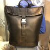 Sac à dos cuir noir George – Image 4
