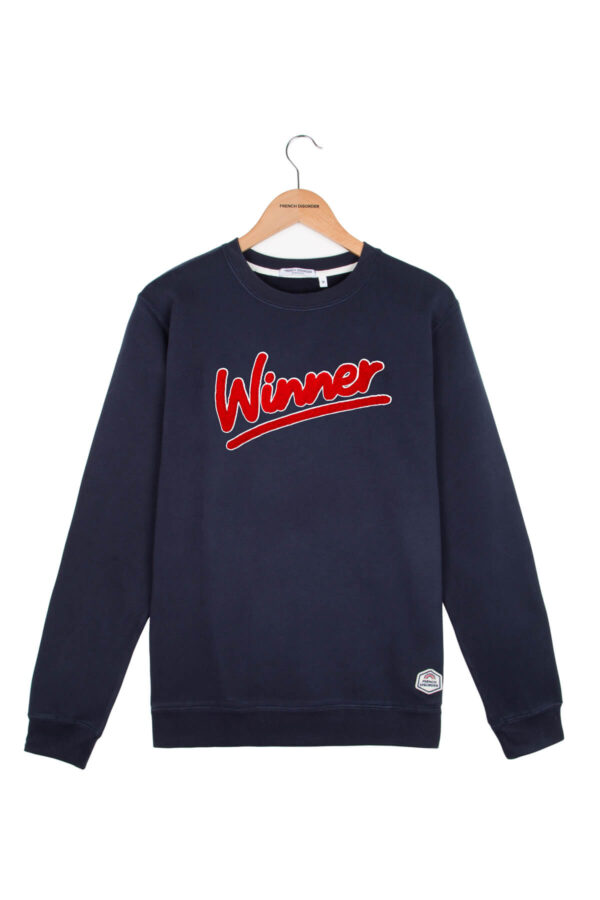 Sweat navy WINNER ( brodé )
