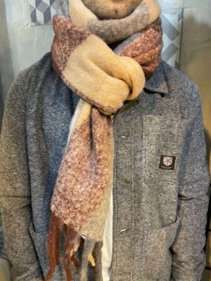 Écharpe maille hiver Honfleur