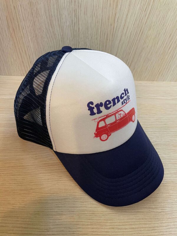 Casquette French Style Bleu/Blanc