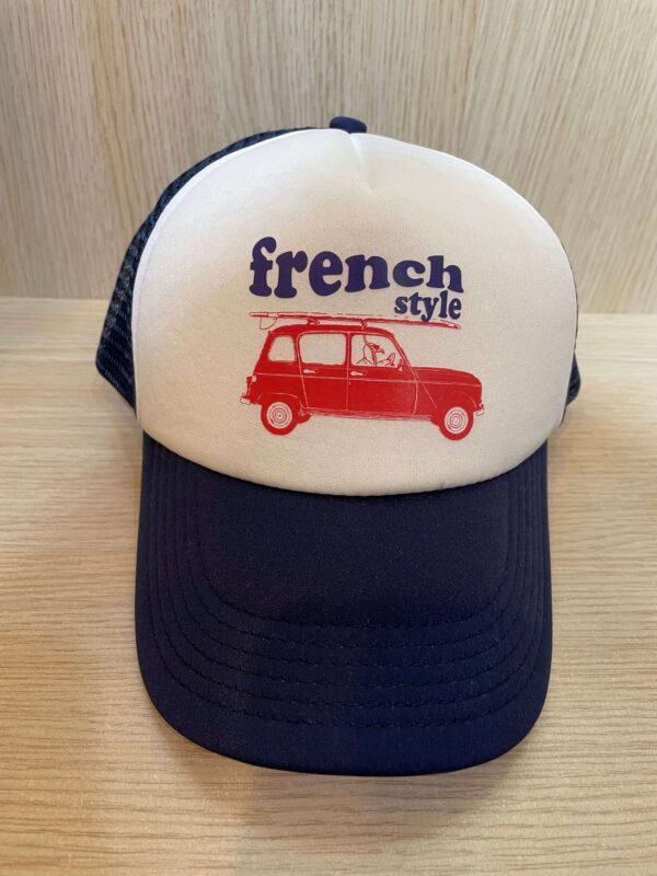 Casquette French Style Bleu/Blanc